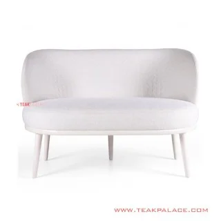 Sofa Tamu Minimalis Jati 2 Seater Adora