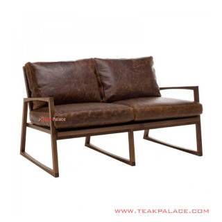 Sofa Chesterfield Green Minimalis Jati