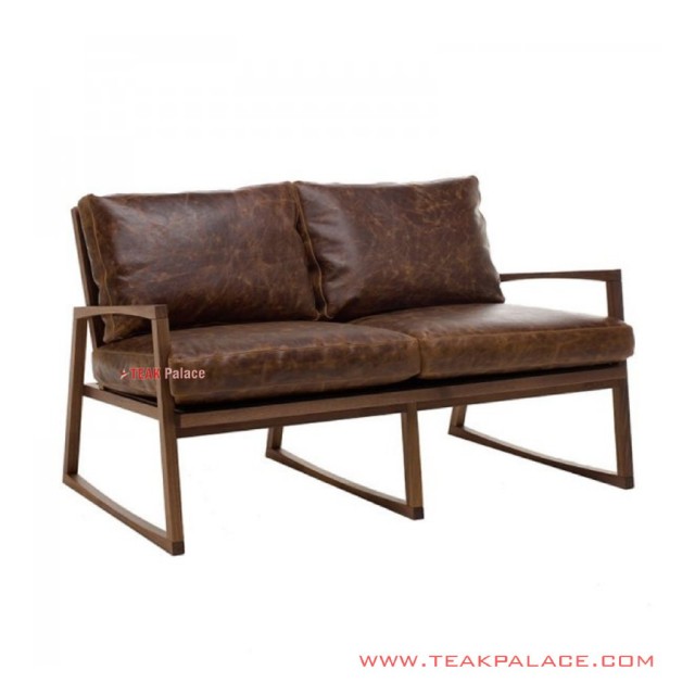 Sofa Chesterfield Green Minimalis Jati