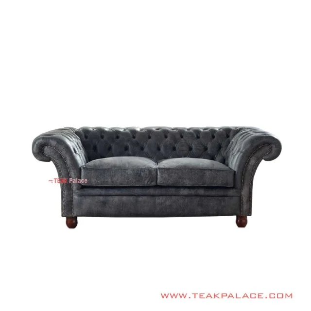 Sofa Classic Chesterfield Minimalis Jati