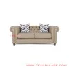 Sofa Chesterfield Kulit 2 Dudukan