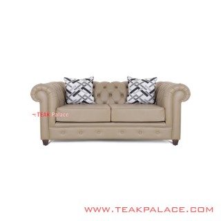 Sofa Chesterfield Kulit 2 Dudukan Sofa Chesterfield Kulit 2 Dudukan