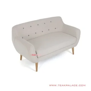 Sofa Vintage Minimalis 2 Dudukan Retro Seri Dina 