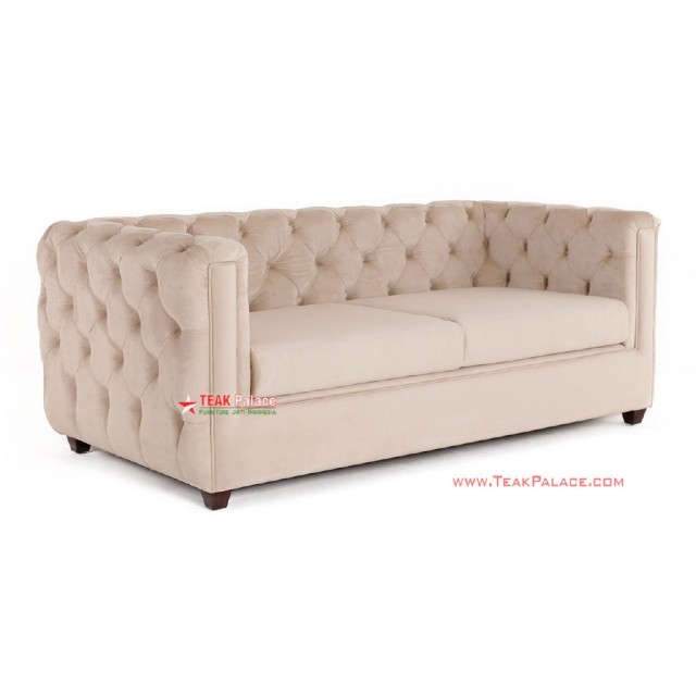 Sofa Minimalis Chesterfield Tidar 2 Dudukan