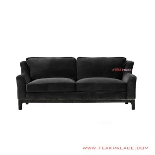 Sofa Hitam Aidha Jati Mewah