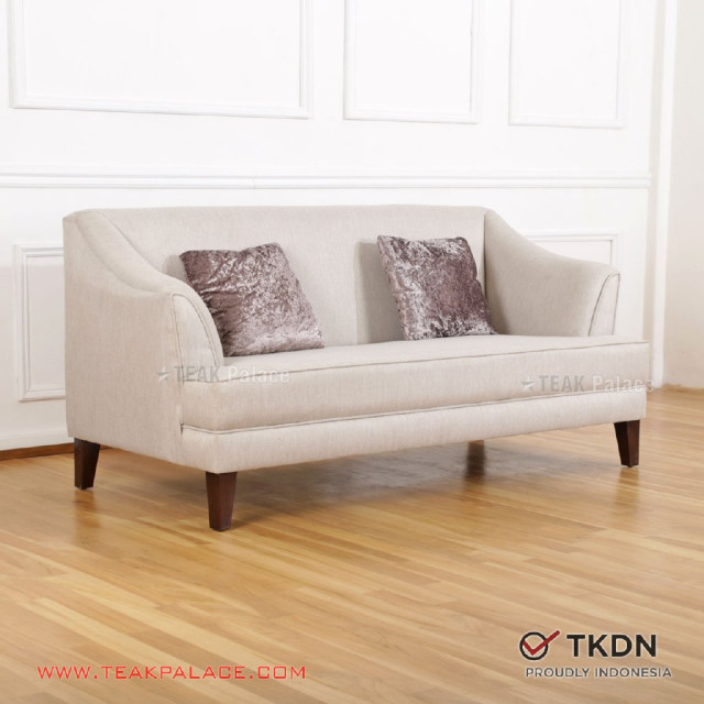 Sofa Modern Minimalis 2 Dudukan Tabanan Krem Sofa Modern Minimalis 2 Dudukan Tabanan Krem