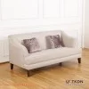 Sofa Modern Minimalis 2 Dudukan Tabanan Krem