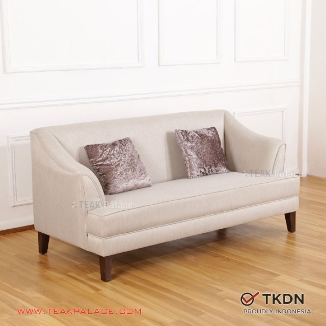 Sofa Modern Minimalis 2 Dudukan Tabanan Krem Sofa Modern Minimalis 2 Dudukan Tabanan Krem