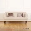 Sofa Modern Minimalis 2 Dudukan Tabanan Krem
