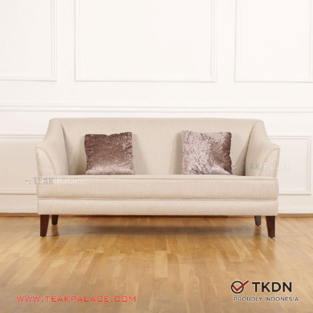 Sofa Modern Minimalis 2 Dudukan Tabanan Krem Sofa Modern Minimalis 2 Dudukan Tabanan Krem