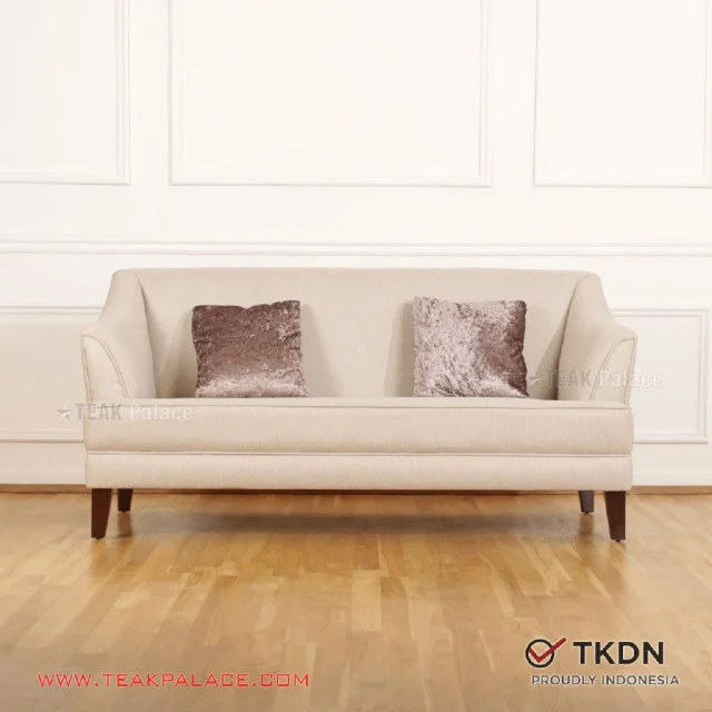Sofa Modern Minimalis 2 Dudukan Tabanan Krem