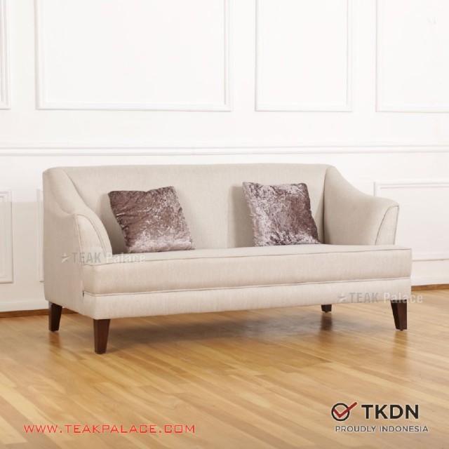Sofa Modern Minimalis 2 Dudukan Tabanan Krem Sofa Modern Minimalis 2 Dudukan Tabanan Krem
