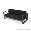 Sofa Tamu Lisbon Black Minimalis