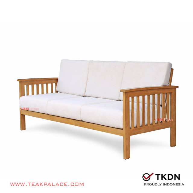 Kursi Jati Minimalis bangku 3 Dudukan Seri Bali Kursi Jati Minimalis bangku 3 Dudukan Seri Bali