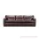 Hito Sofa Tamu Jati Minimalis Coklat 3 Seater