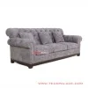 Sofa Abu-Abu Mewah Robinson 3 Dudukan Sofa Abu-Abu Mewah Robinson 3 Dudukan