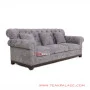 Sofa Abu-Abu Mewah Robinson 3 Dudukan Sofa Abu-Abu Mewah Robinson 3 Dudukan