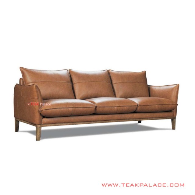 Sofa 3 Seater Natural Jati Minimalis Ariana Sofa 3 Seater Natural Jati Minimalis Ariana