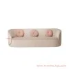 Sofa Amador Unik Minimalis Jati Cream