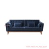Sofa Jati Minimalis Galisia Denim Golden Teak