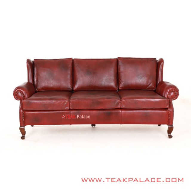 Sofa 3 Dudukan Jati Black Walnut Seri Sella