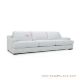 Sofa Modern Minimalis Kayu Jati Seri Balmain