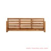 Sofa Betawi Minimalis Kayu Natural Rivoli Linen