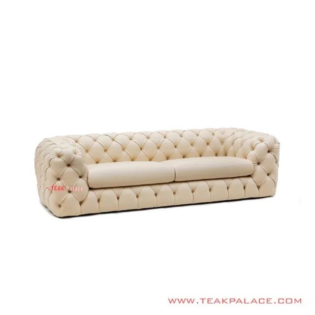 Sofa Farras Mewah Jati Oscar Ivory 3 Seater Sofa Farras Mewah Jati Oscar Ivory 3 Seater