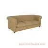 Sofa Chesterfield Jati 3 Seater Beige