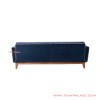 Sofa Jati Minimalis Galisia Denim Golden Teak