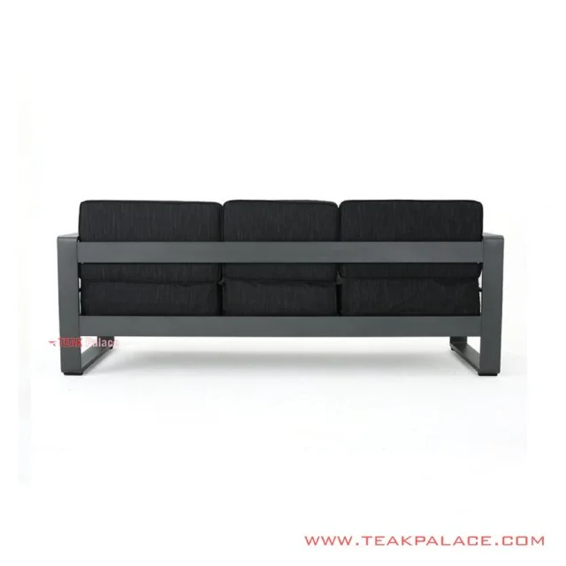Sofa Tamu Lisbon Black Minimalis