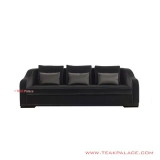Sofa 3 Dudukan Emmo Hitam Minimalis Sofa 3 Dudukan Emmo Hitam Minimalis