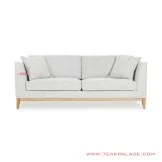 Sofa 3 Dudukan Cloud Jati Wash Rustic Seri Helena