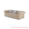 Sofa Chesterfield 3 Dudukan Oscar Beige Sofa Chesterfield 3 Dudukan Oscar Beige