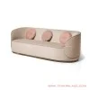 Sofa Amador Unik Minimalis Jati Cream