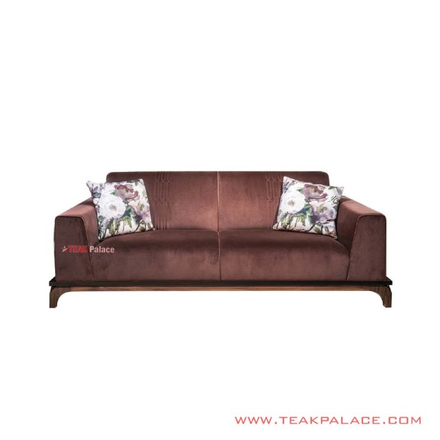 Sofa Kayu Jati Yasti Minimalis 3 Seater