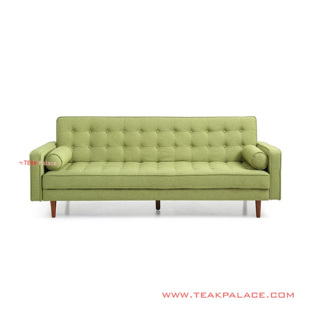 Sofa Vintage 3 Dudukan Agashi Kain Hijau