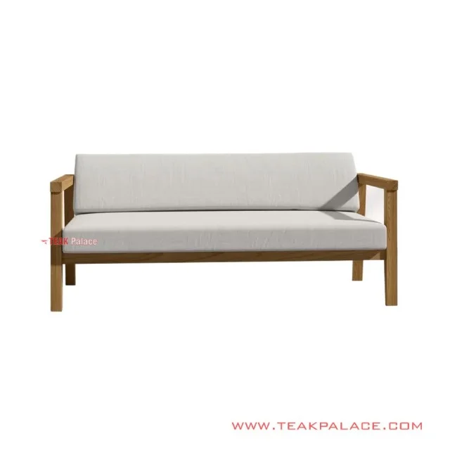 Sofa Tamu Minimalis 3 Dudukan Seri Seoul White Mewah