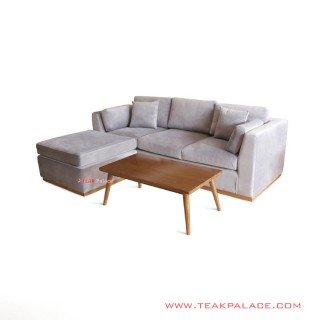 Sofa Sudut Kayu Jati Minimalis Jepara Seri Carticha Sofa Sudut Kayu Jati Minimalis Jepara Seri Carticha