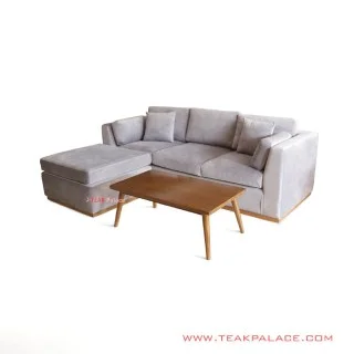 Sofa Sudut Kayu Jati Minimalis Jepara Seri Carticha Sofa Sudut Kayu Jati Minimalis Jepara Seri Carticha