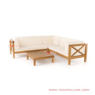 Sofa L Tamu Set Minimalis Natural Amara Beige Sofa L Tamu Set Minimalis Natural Amara Beige