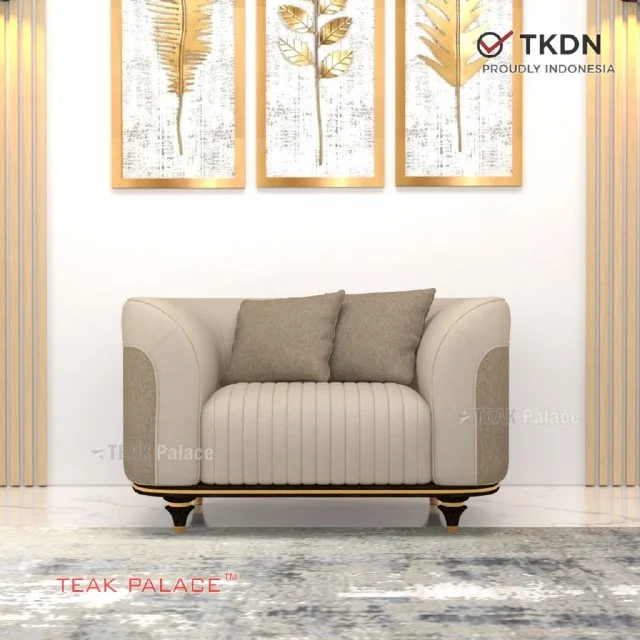 Kursi Minimalis Modern Seri Nias Single Mocca TKDN