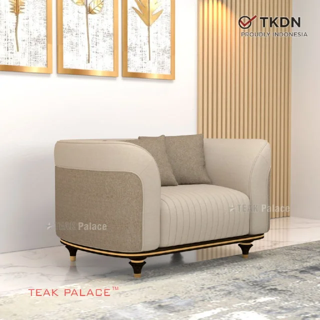 Kursi Minimalis Modern Seri Nias Single Mocca TKDN