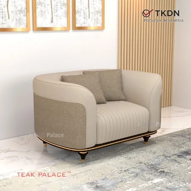 Kursi Minimalis Modern Seri Nias Single Mocca TKDN