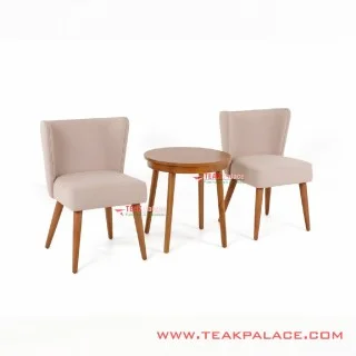 Kursi Meja Teras Minimalis Retro Jati Seri Carren