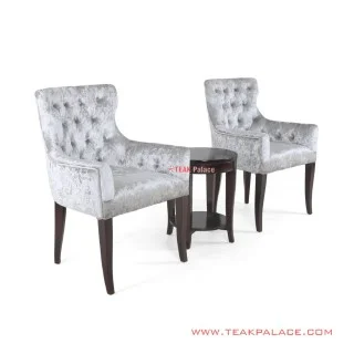 Set Kursi Teras Minimalis Black Walnut Alera Set Kursi Teras Minimalis Black Walnut Alera