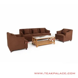 Kursi Tamu Minimalis 311 Seri Musi Warna Coklat