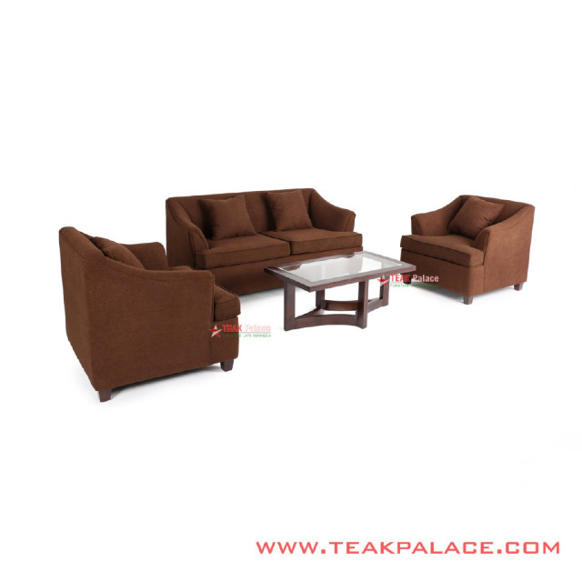 Sofa Ruang Tamu 211 Seri Musi Coklat Sofa Ruang Tamu 211 Seri Musi Coklat