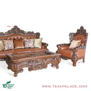 Sofa Ukir Kayu Jati Jepara Kursi Bellagio Mewah 311
