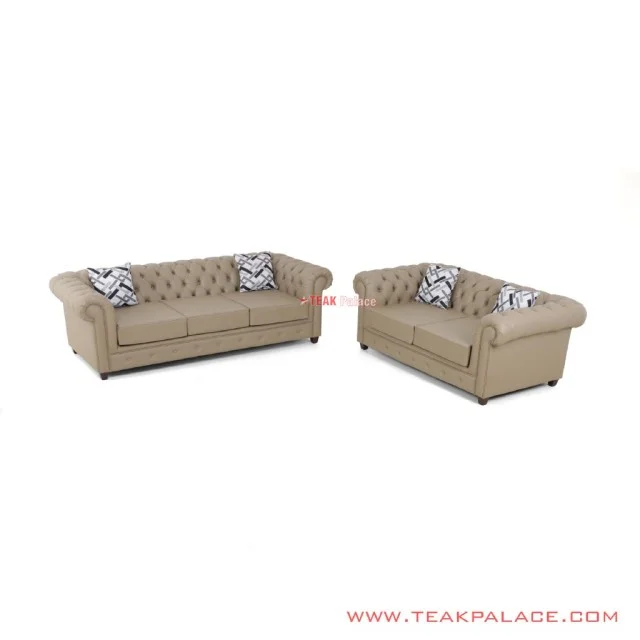Set Sofa Santai Chesterfield Seri Chester